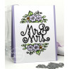 Paper Smooches Die Mr & Mrs