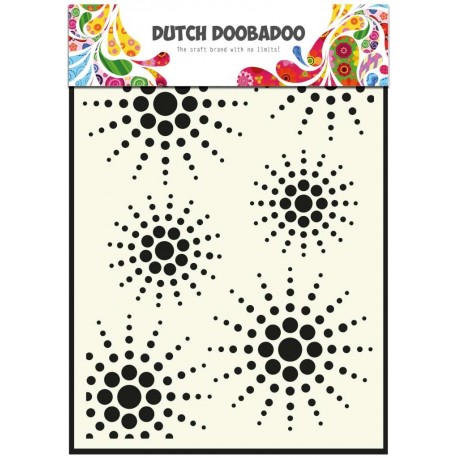 Dutch Doobadoo Dutch Mask Art Stencil Sun A5
