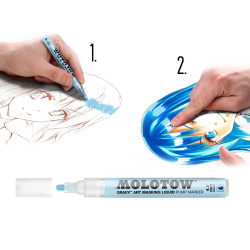 Molotow Grafx Masking Fluid Refillable Marker 2mm Round Nib