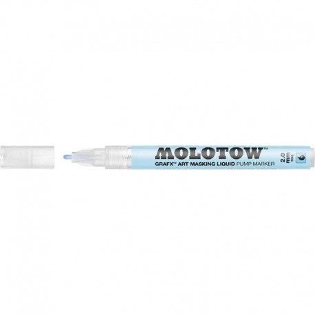 Molotow Grafx Masking Fluid Refillable Marker 2mm Round Nib