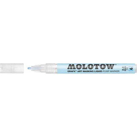 Molotow Grafx Masking Fluid Refillable Marker 2mm Round Nib