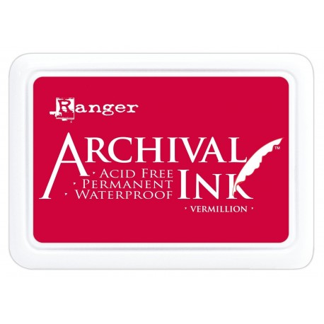 Archival Ink Pad Vermillion