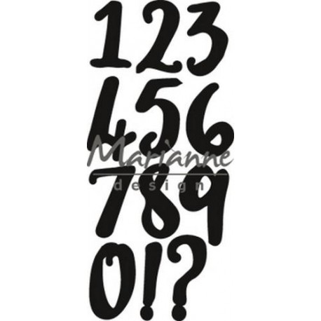 Marianne Design Craftables Brush Numbers