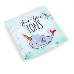 Framelits Die Set 8 pz with Stamps - Love You Tons 662681