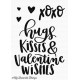 My Favorite Things Valentine Wishes Clear Stamps