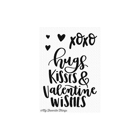 My Favorite Things Valentine Wishes Clear Stamps