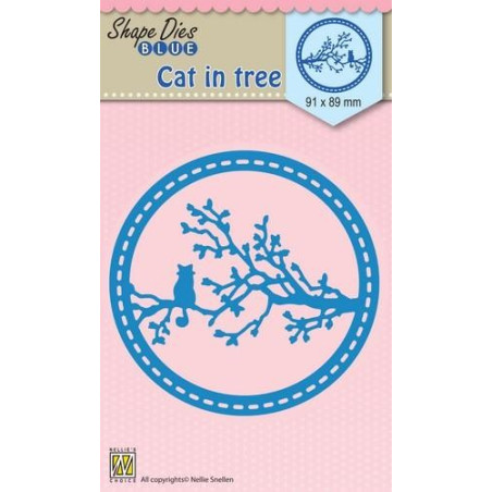 Nellie's Choice Shape Dies Cat in Tree