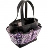 Mini Crafter's Tote Grape & Gray