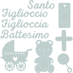 Thinlits Die Set 9 pz - Battesimo 662618