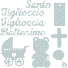 Thinlits Die Set 9 pz - Battesimo 662618