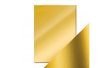 5 fogli A4 Tonic Studios Mirror Card Satin Gold Pearl