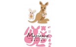 Marianne Design Collectables Eline's Kangaroo & Baby