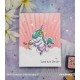 Timbro Whimsy Stamps Unicorn Cupid