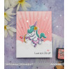 Timbro Whimsy Stamps Unicorn Cupid