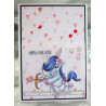 Timbro Whimsy Stamps Unicorn Cupid