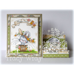 Timbro Whimsy Stamps Bonnie