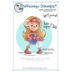 Timbro Whimsy Stamps Super Girl