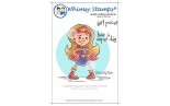 Timbro Whimsy Stamps Super Girl