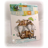 Timbro Whimsy Stamps Noah's Ark