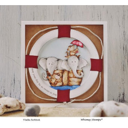 Timbro Whimsy Stamps Noah's Ark