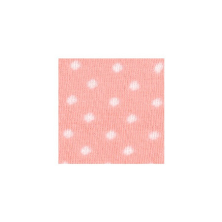 Tubolare Rosa a pois bianchi 30x8cm