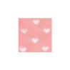 Tubolare Rosa a cuori bianchi 30x8cm