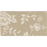 Pannolenci Stampato Rose Beige e Crema
