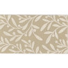 Pannolenci Stampato Fiori Beige e Marrone
