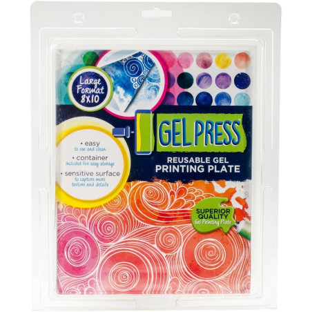 Gel Press Printing Plate Rectangle 5x7''