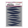 Ranger Dina Wakley Media Stencil Gusts