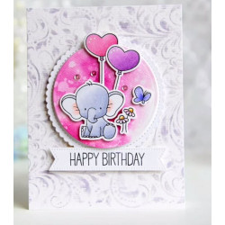 My Favorite Things Adorable Elephants Clear Stamps