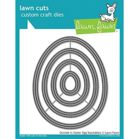 Lawn Fawn Die Outside In Easter Egg Stackables