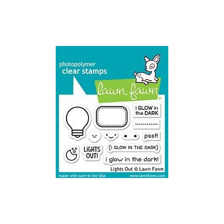 Lawn Fawn Lights Out Stamp Set