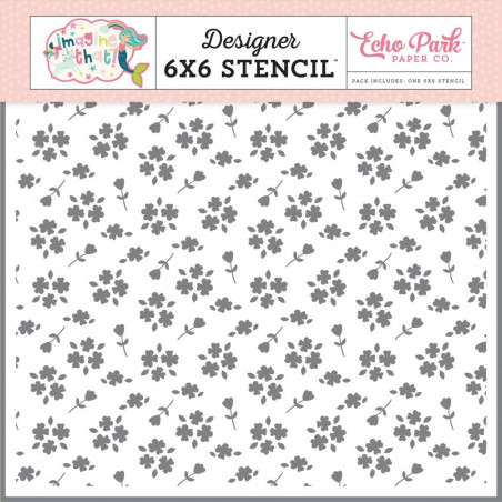 Echo Park Stencil Flower Cluster