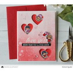 Mama Elephant Clear Stamp LITTLE GIRL AGENDA