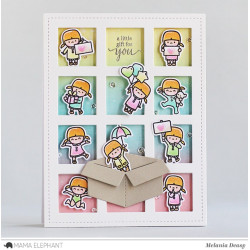 Mama Elephant Clear Stamp LITTLE GIRL AGENDA