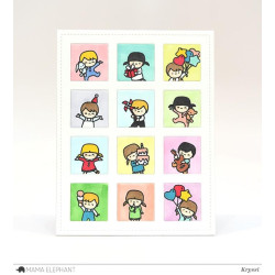 Mama Elephant Clear Stamp LITTLE BOY AGENDA