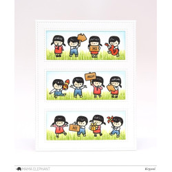 Mama Elephant Clear Stamp LITTLE BOY AGENDA