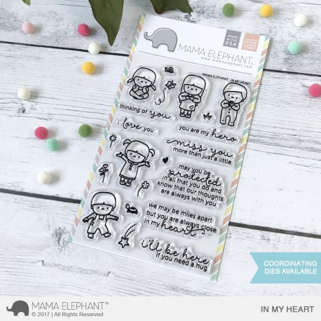Mama Elephant Clear Stamp IN MY HEART