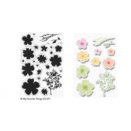 My Favorite Things Pressed Flowers Clear Stamps