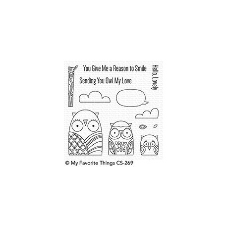 My Favorite Things Owl My Love Clear Stamps