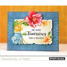 Penny Black Cling Stamp Flower Pageant