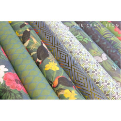 Kit First Edition Paper Pad Botanical Beauty 20x20cm