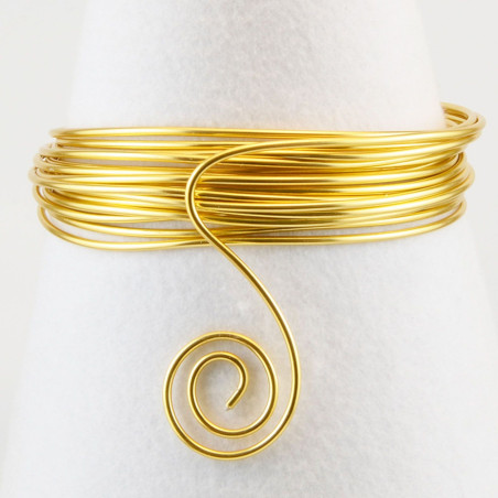 Fili d'alluminio Oro Chiaro 10mx1mm
