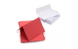 Cards & Envelopes A6 50 pezzi - Red & White