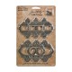 Idea-Ology Tim Holtz Metal Ornate Plates With Fasteners 
