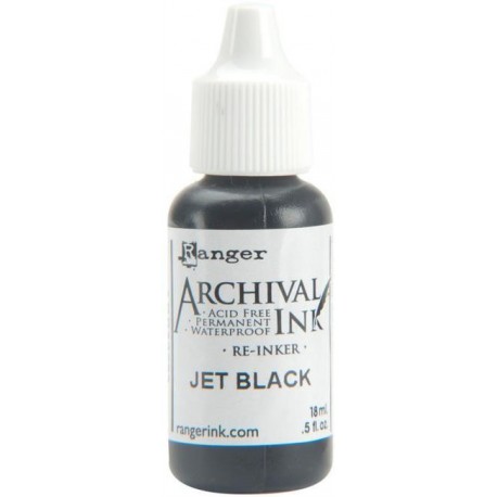 Archival Ink Reinker Jet Black