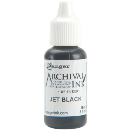 Archival Ink Reinker Jet Black