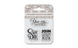 ScrapBerry's Clear Stamps Save the Date