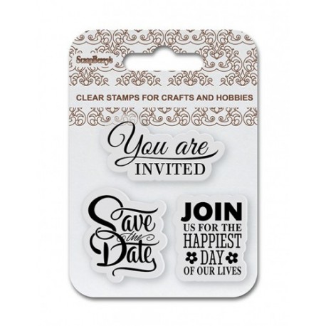 ScrapBerry's Clear Stamps Save the Date